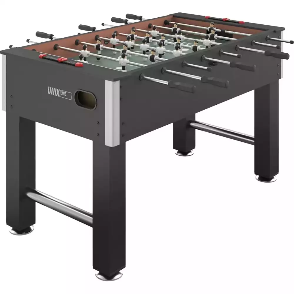 Игровой стол UNIX Line Футбол - Кикер (140х74 cм) Black GTSFU140X74BK 2210701