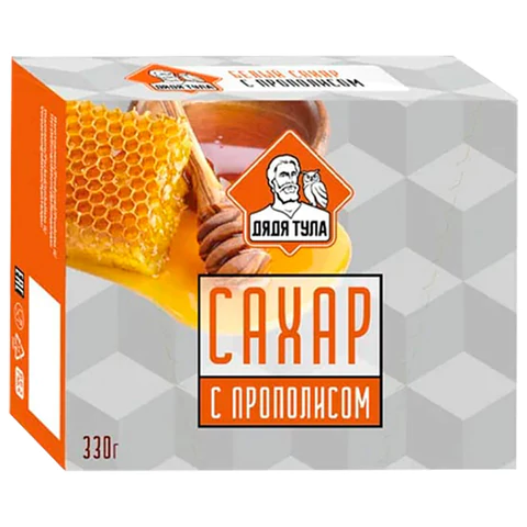 Сахар кусковой с экстрактом прополиса, 330 г,623959