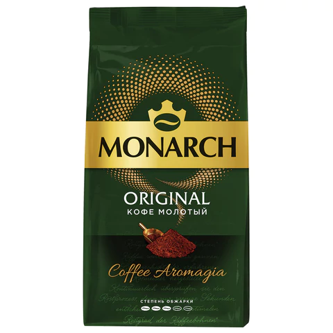 Кофе молотый MONARCH "Original", 230 г, 8052075,621491