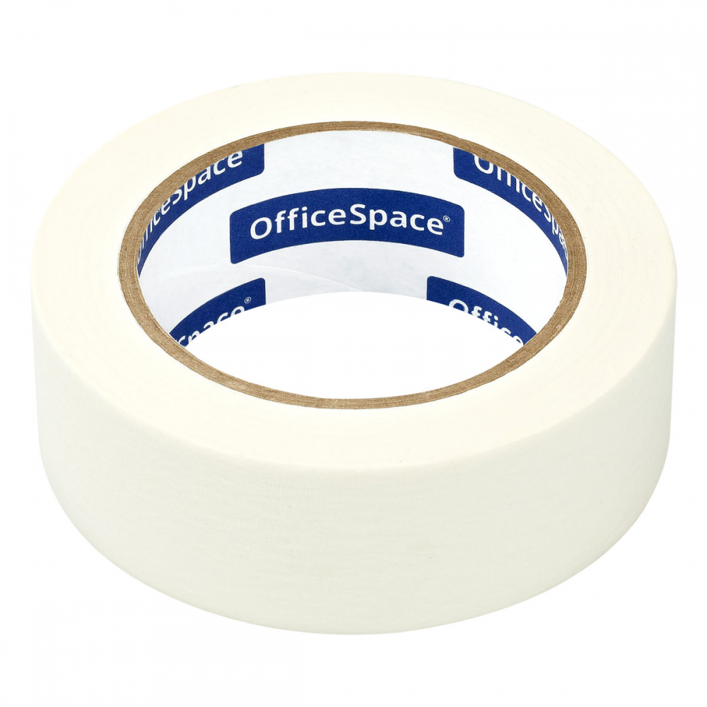 Клейкая лента малярная OfficeSpace, 38мм*50м, ШК, КЛм_55381, 361988