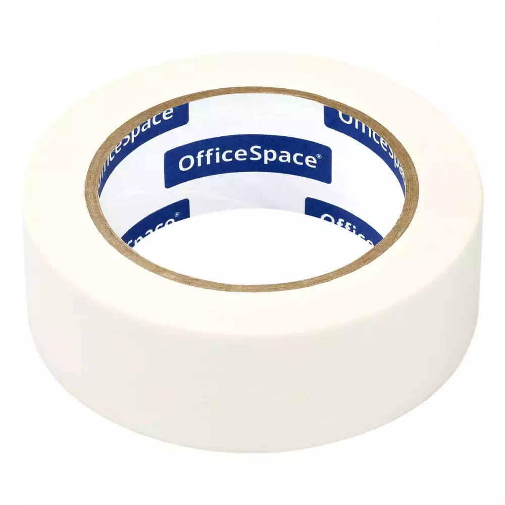 Клейкая лента малярная OfficeSpace, 38мм*50м, ШК, КЛм_55381, 361988