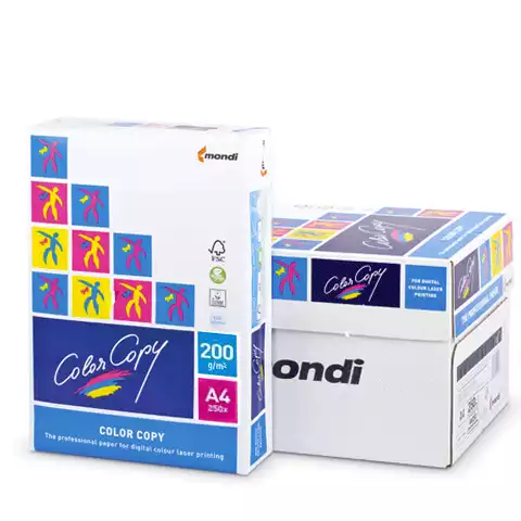 Бумага Color copy А4, 200г/м2, 250л., 161%