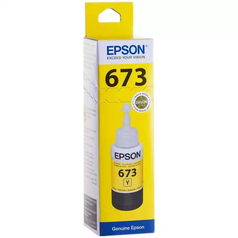 Чернила ориг. Epson T6734 желтые для L800, L805, L810, L850 (70мл), 166269, C13T67344A