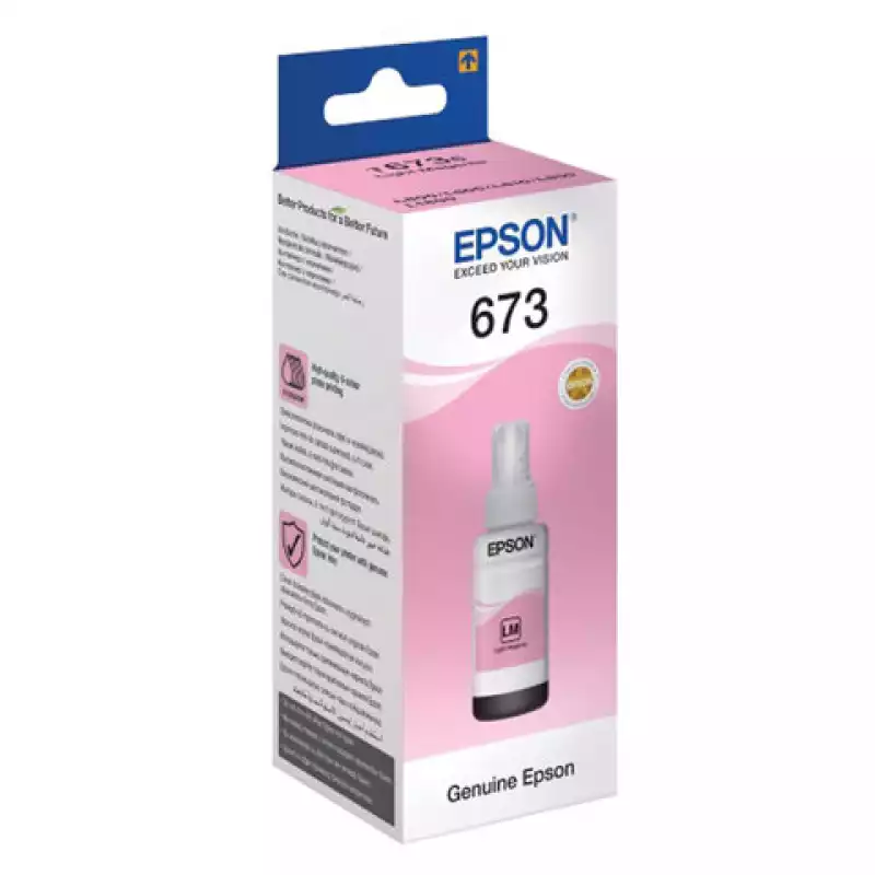 Чернила ориг. Epson T6736 светло-пурпурные для L800, L805, L810, L850 (70мл), 166271, C13T67364A