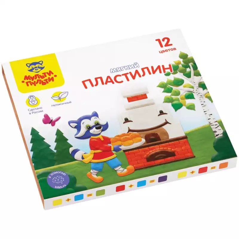 Пластилин Мульти-Пульти 