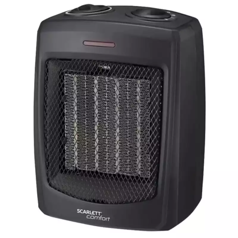 Тепловентилятор SCARLETT SC-FH1.511MC, 1500 Вт, 3 режима работы, черный, 457467