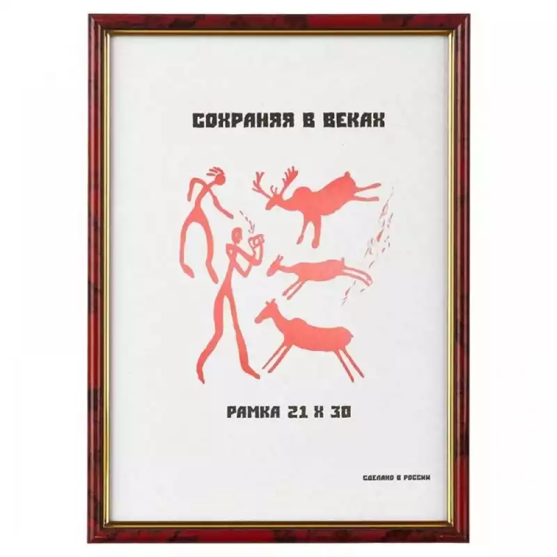 Рамка пластиковая 583 21x30 (A4) яшма, 1008930