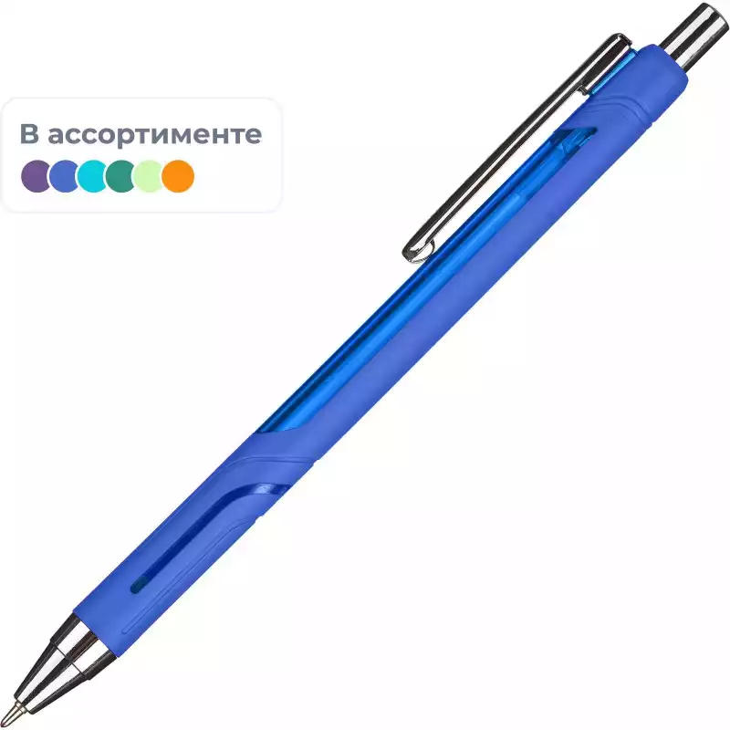 Ручка шариковая автоматическая Attache Selection Spacecraft син, асс.корп? 1038964