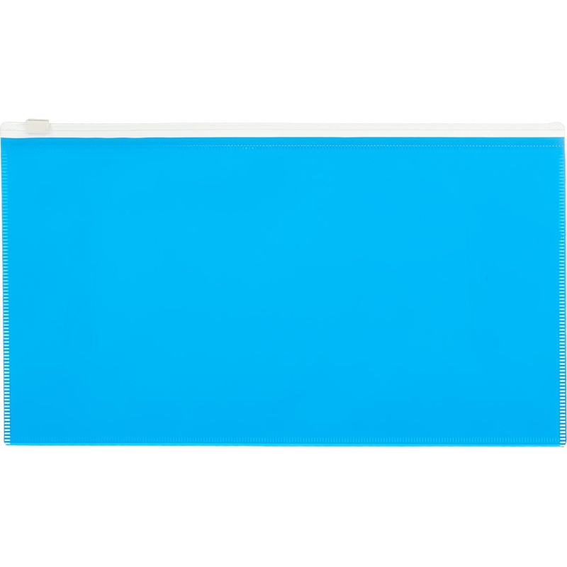 Папка-конверт на молнии 264х150 мм Attache Color , голубо й, 1044991
