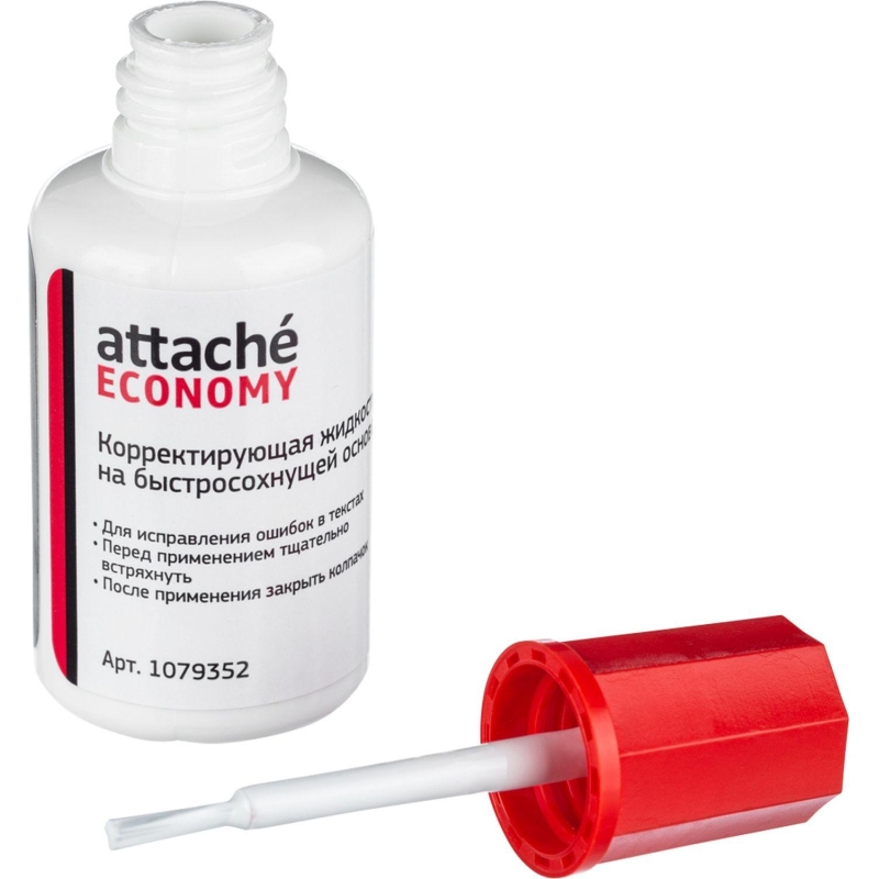 Корректирующая жидкость Attache Economy 22г на быстросохн. основе, 1079352