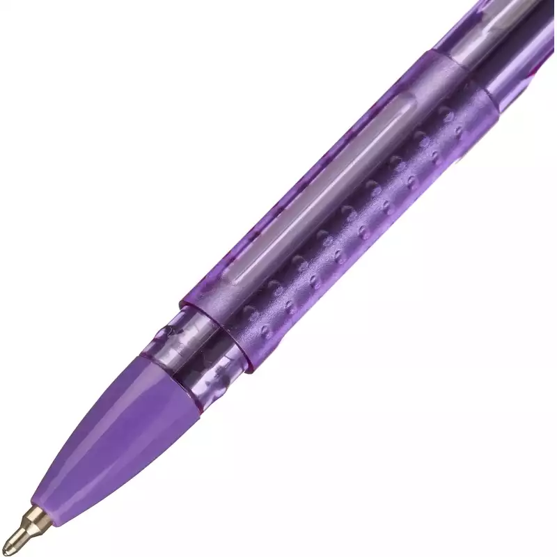 Ручка шариковая Attache Flicker неавт..тонир.неон.корпус ассорти. синяя,1098096