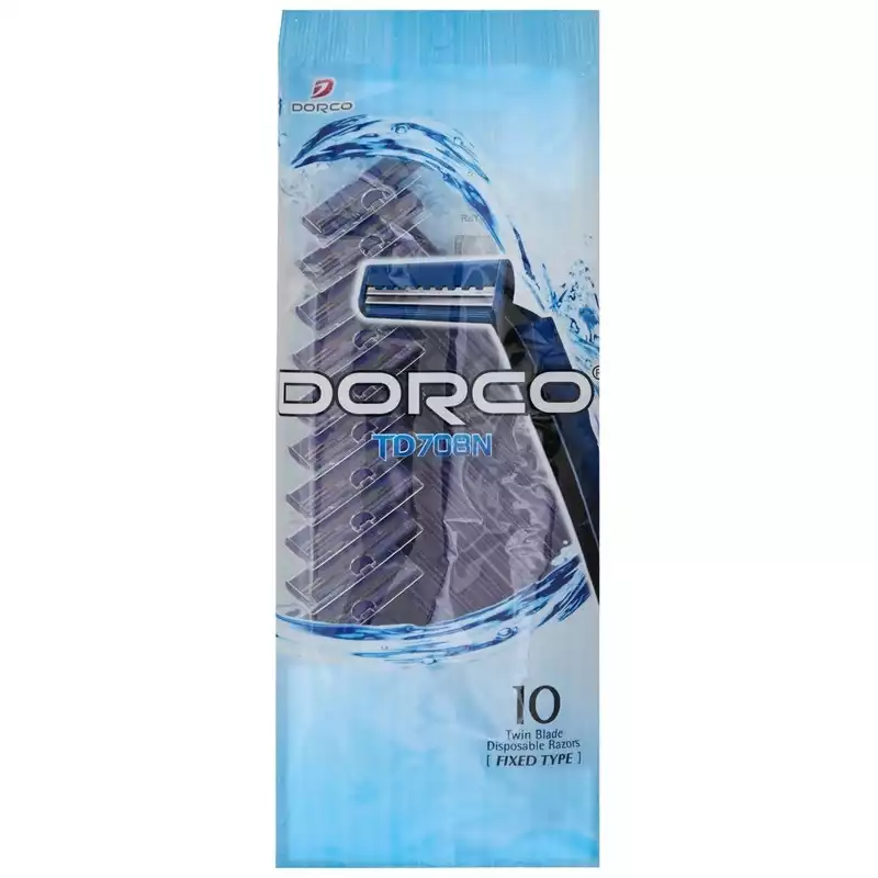 Бритва одноразовая Dorco TD708 10шт TD708DB-10P, 1127776