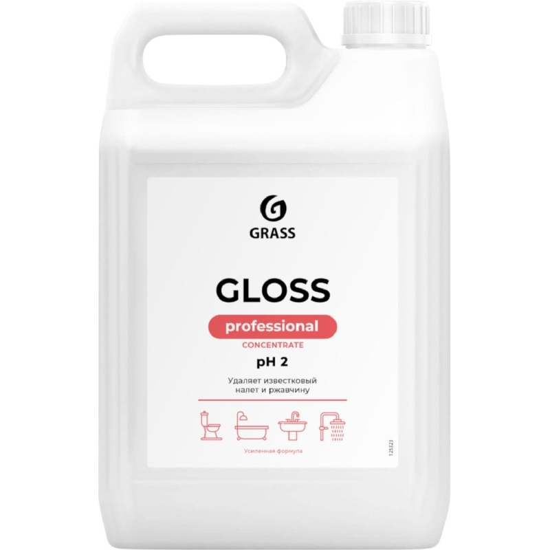 Профхим сантех кисл д/удален налета-ржавч Grass/Gloss Concentrate, 5,5кг, 1140786, 125469