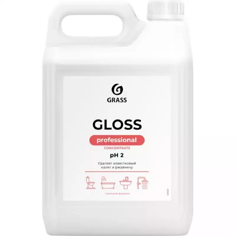 Профхим сантех кисл д/удален налета-ржавч Grass/Gloss Concentrate, 5,5кг, 1140786, 125469