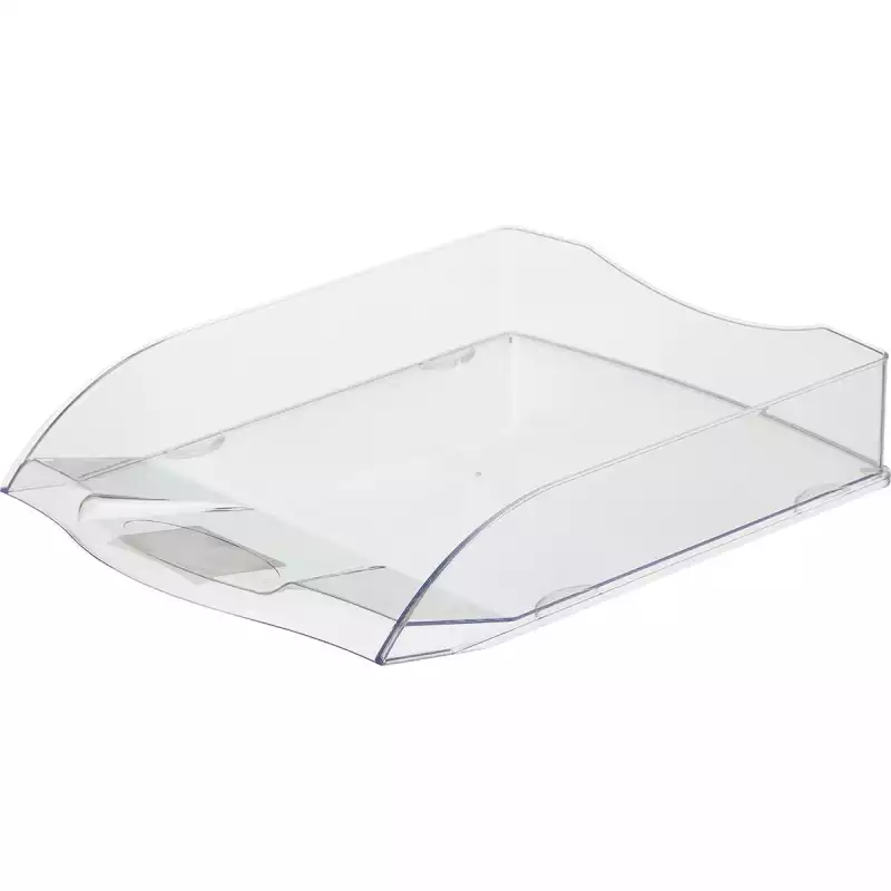 Лоток для бумаг Attache office прозрачный, 1140959