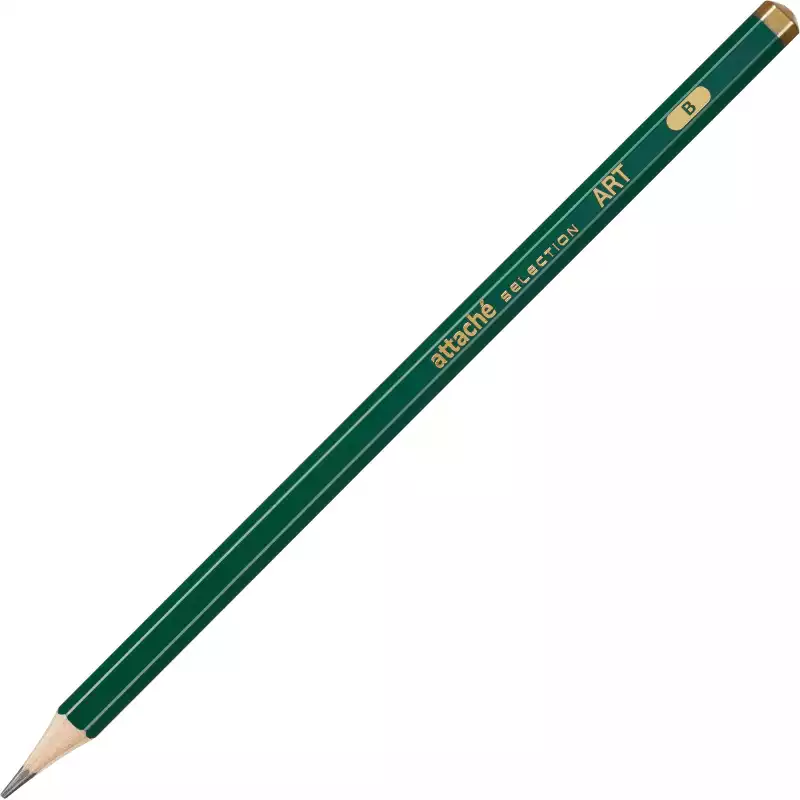 Карандаш чернографитный Attache Selection Art, B, шестигр, б/ласт, м 1142584