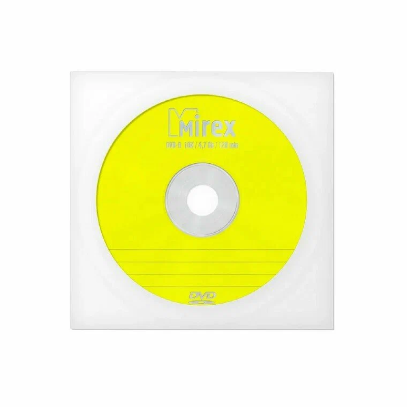Носители информации DVD-R, 16x, Mirex, конверт/1, UL130003A1C, 1200921