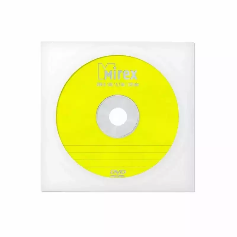 Носители информации DVD-R, 16x, Mirex, конверт/1, UL130003A1C, 1200921