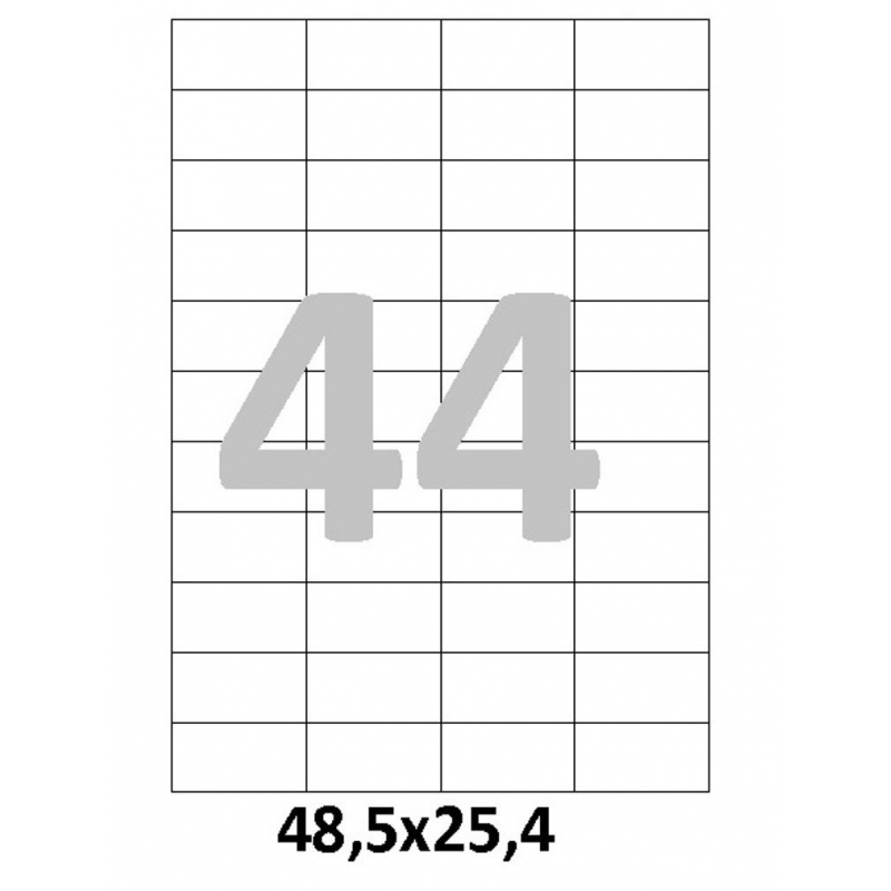 Этикетки самоклеящиеся Office Label, ProMEGA Label Basi48,5х25,4 мм 44 шт. на лист.А4 100 л, 1212980