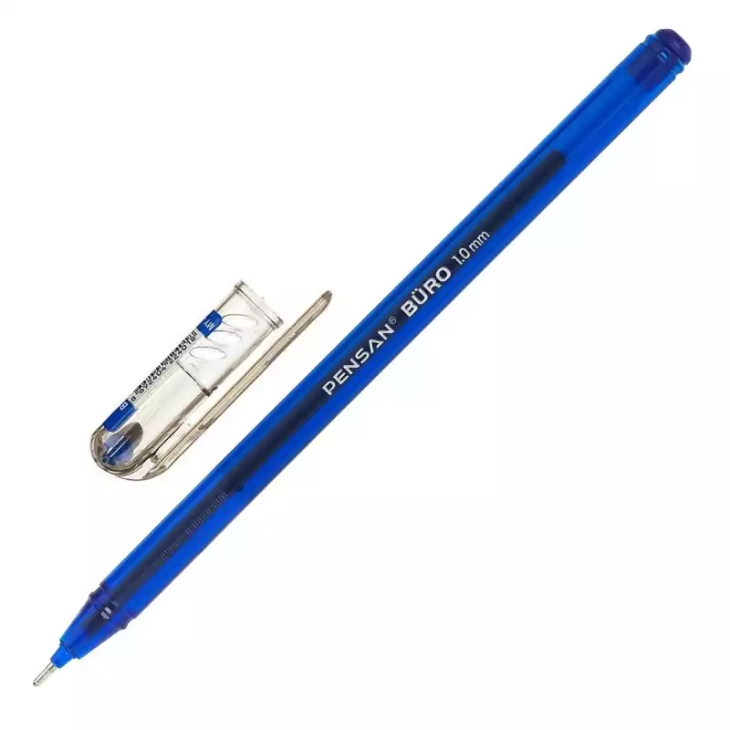 Ручка шариковая Pensan Buro синие чернила 2270/50c, 1239331
