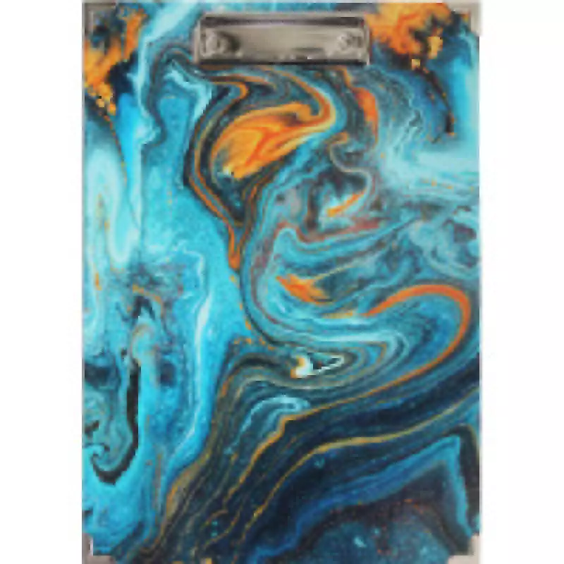 Папка-планшет A4Attache Selection Fluid 220x310мм бирюзовая, 1251194