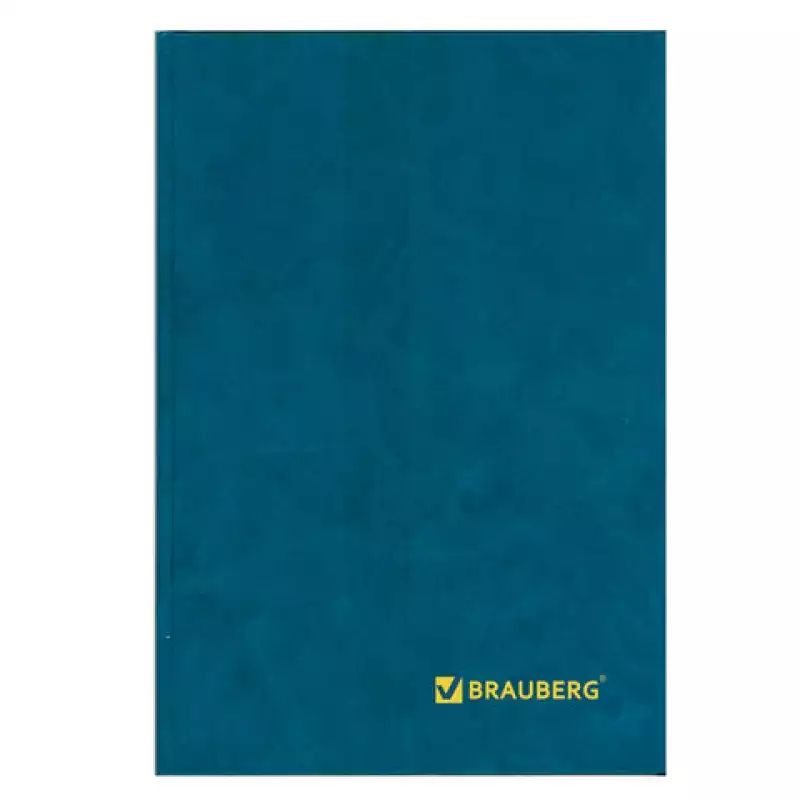 Книга учета 96л, А4 200*290мм, BRAUBERG клетка, бумвинил, блок офсет арт.130069