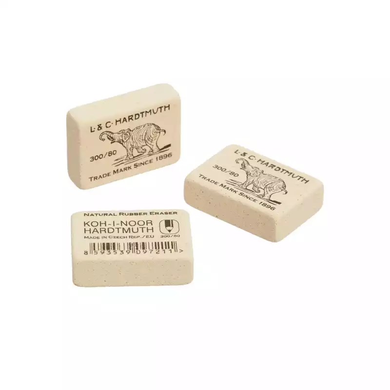Ластик KOH-I-NOOR ELEFANT 300/80 8х26х19мм Чехия, 1312944