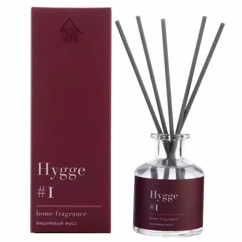 Аромадиффузор с палочками Hygge #1 Вишневый мусс 50 мл АР 100-013,1323886