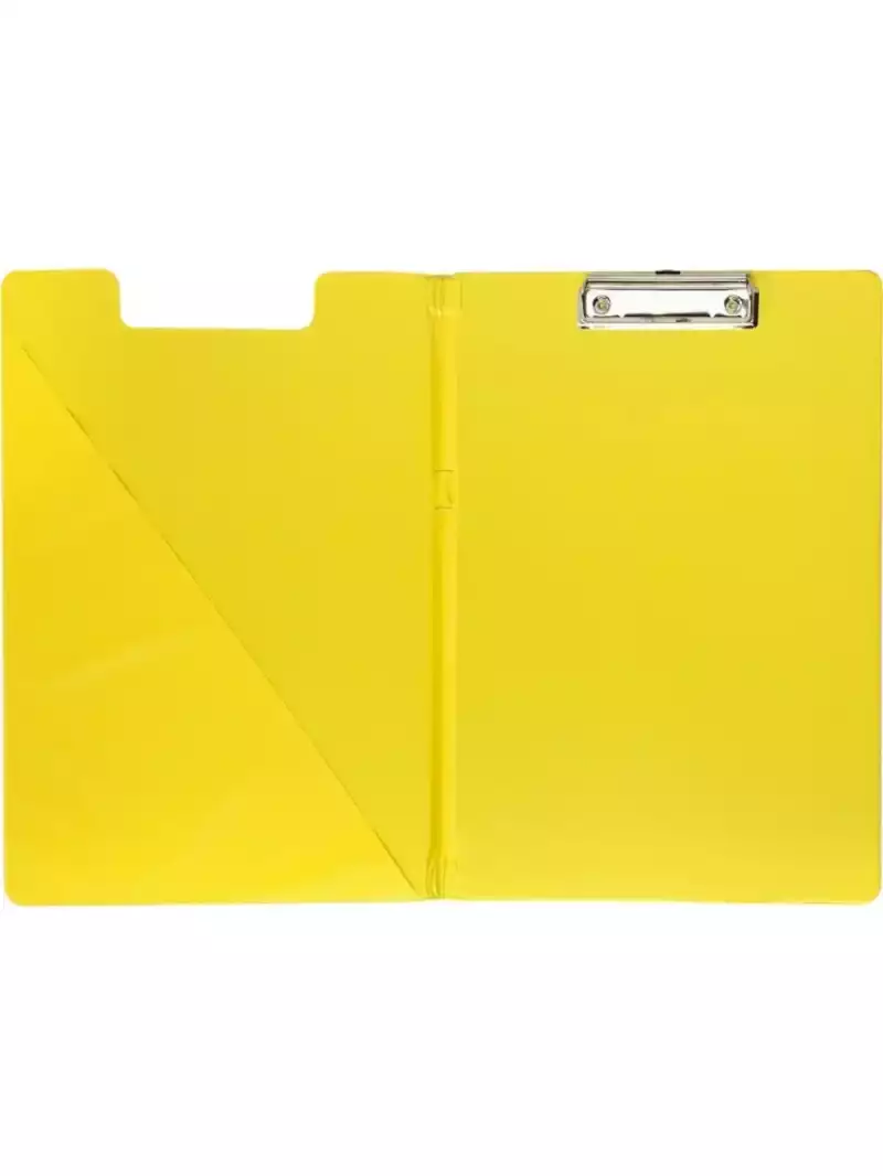 Папка-планшет с зажимом и крышкой Attache Bright colours A4 желтый, 1350753