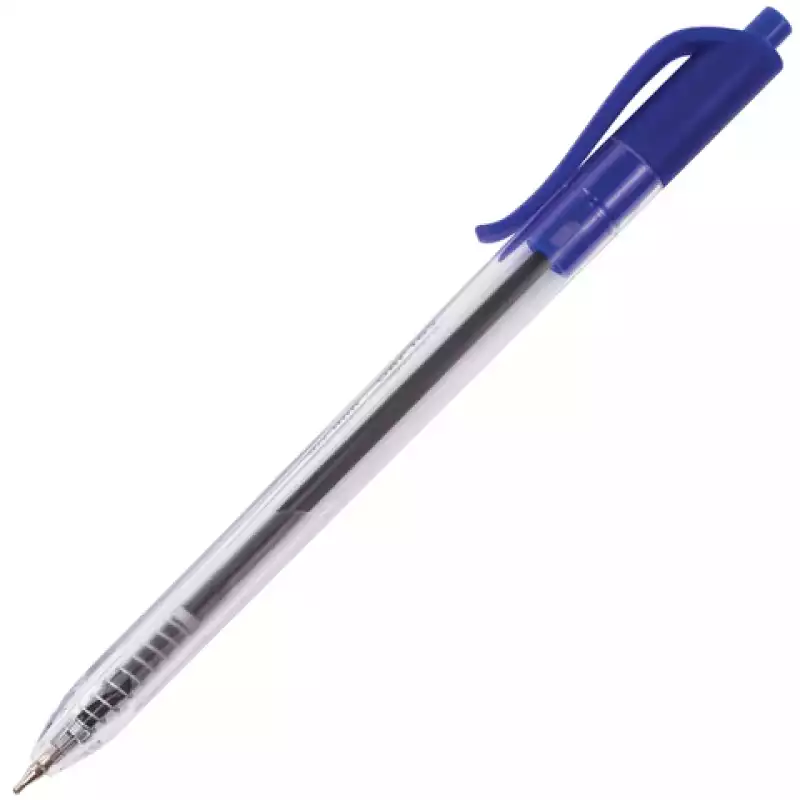 Ручка шариковая масляная автомат. BRAUBERG "Extra Glide R", СИНЯЯ, трёхгр корпус, узел 07 мм,142932
