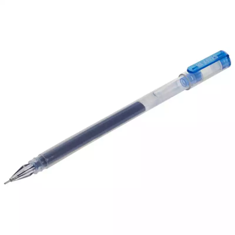 Ручка гелев.STAFF "Basic"GP-675,СИНЯЯ,длина письма 1000 м,игольч. узел 0,5 мм,лин. 0,35 мм, 143674