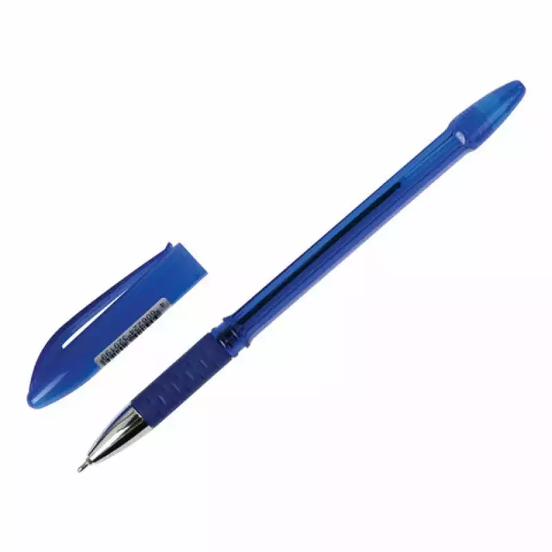 Ручка шариковая масляная STAFF "Manager OBP-10", СИНЯЯ, узел 0,7 мм, линия письма 0,35 мм, 143743