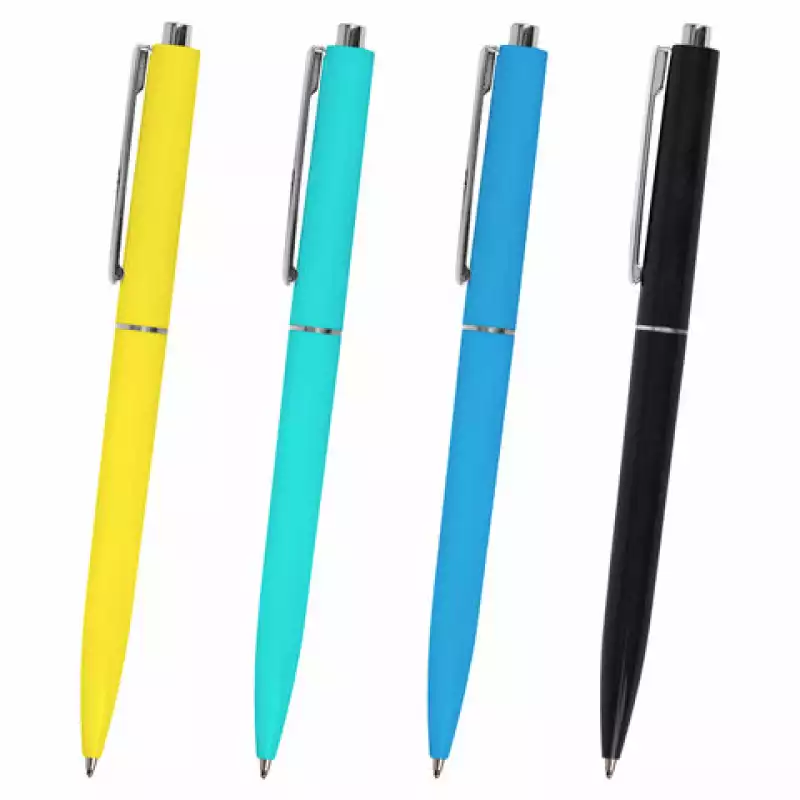 Ручка шариковая автоматическая BRAUBERG X17 COLOR, СИНЯЯ, станд. узел 0,7 мм, лин. письма 0,5,144154
