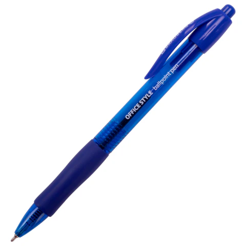 Ручка шариковая автоматическая с грипом BRAUBERG 