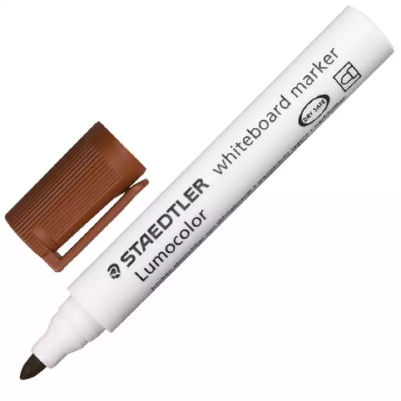 Маркер для доски STAEDTLER (Германия) "Lumocolor", КОРИЧНЕВЫЙ, круглый након., 2 мм, 351-7,151045