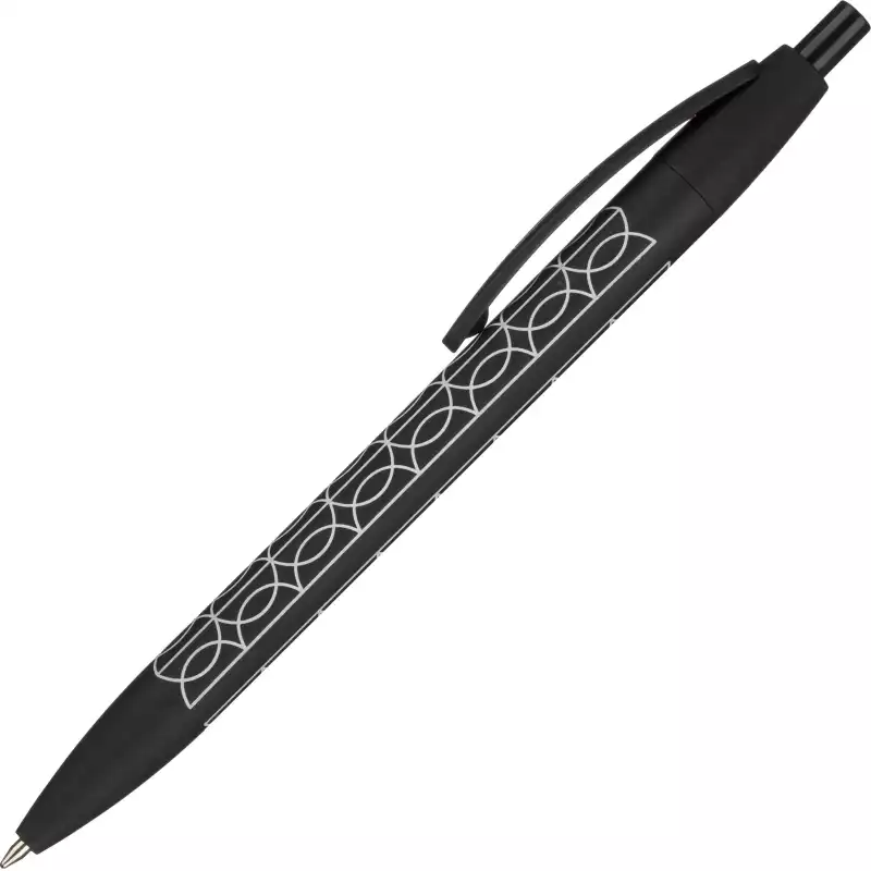 Ручка шариковая авт Attache Comfort корпус черный soft touch, 0,5мм, синяя, 1515763