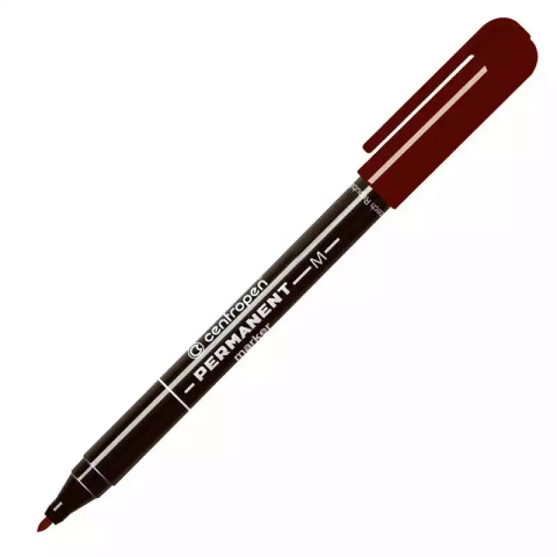 Маркер перманентный CENTROPEN 2846, КОРИЧНЕВЫЙ, тонкий наконечник, 1 мм, 6 2846 9411,152025