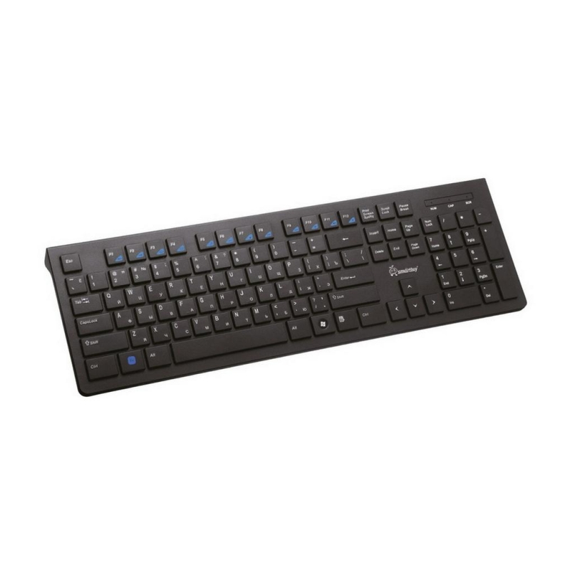Клавиатура Smartbuy Slim 206 провод мультимедийная USB чер (SBK-206US-K)/20, 1559948