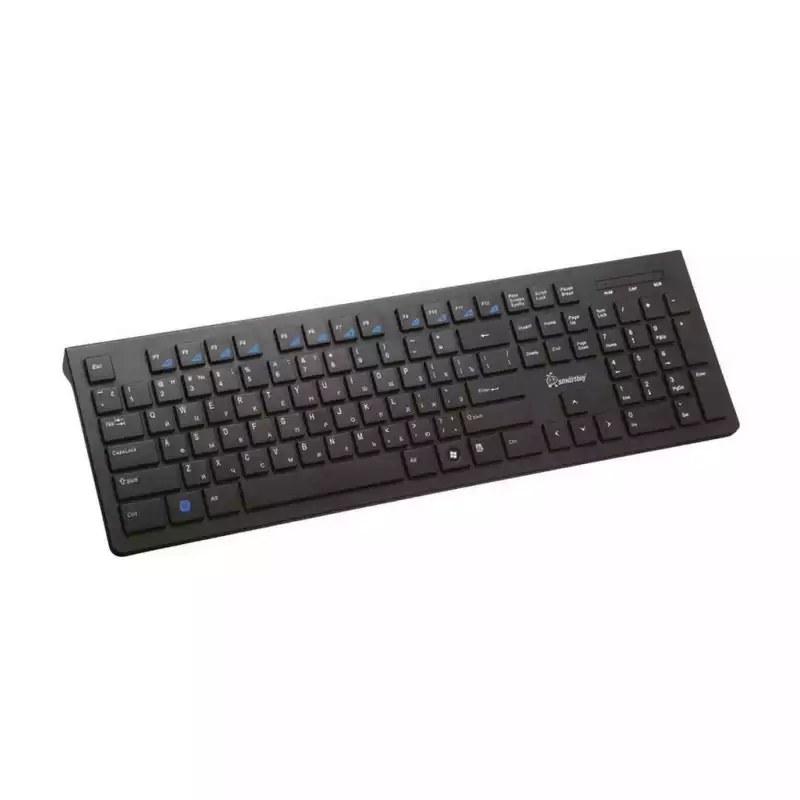 Клавиатура Smartbuy Slim 206 провод мультимедийная USB чер (SBK-206US-K)/20, 1559948