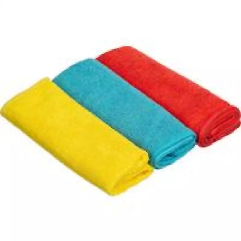 Салфетки хозяйственные из микрофибры универс 180г/м2 25х25см 3шт/,N2525X180X3,1604399