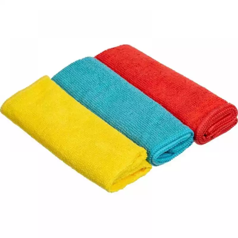 Салфетки хозяйственные из микрофибры универс 220г/м2 30х30см 3шт/уп,1612805