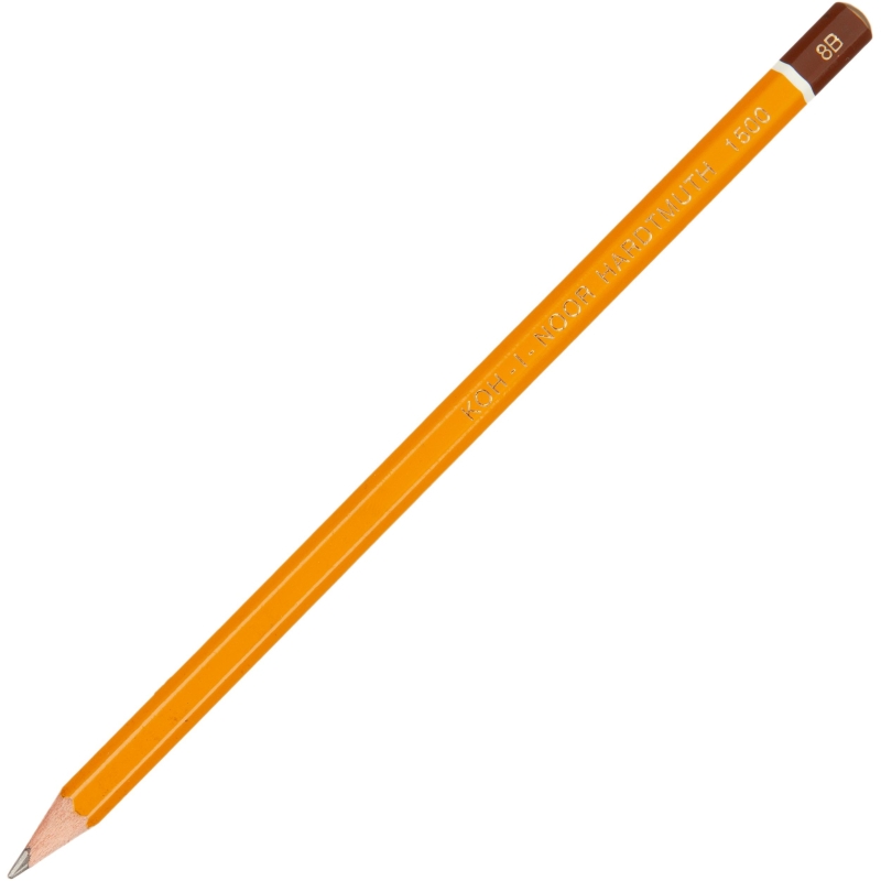 Карандаш чернографитный KOH-I-NOOR 1500/8B, б/ласт, 150008B01170RU, 1618078