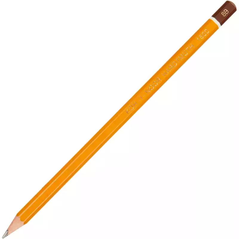 Карандаш чернографитный KOH-I-NOOR 1500/8B, б/ласт, 150008B01170RU, 1618078