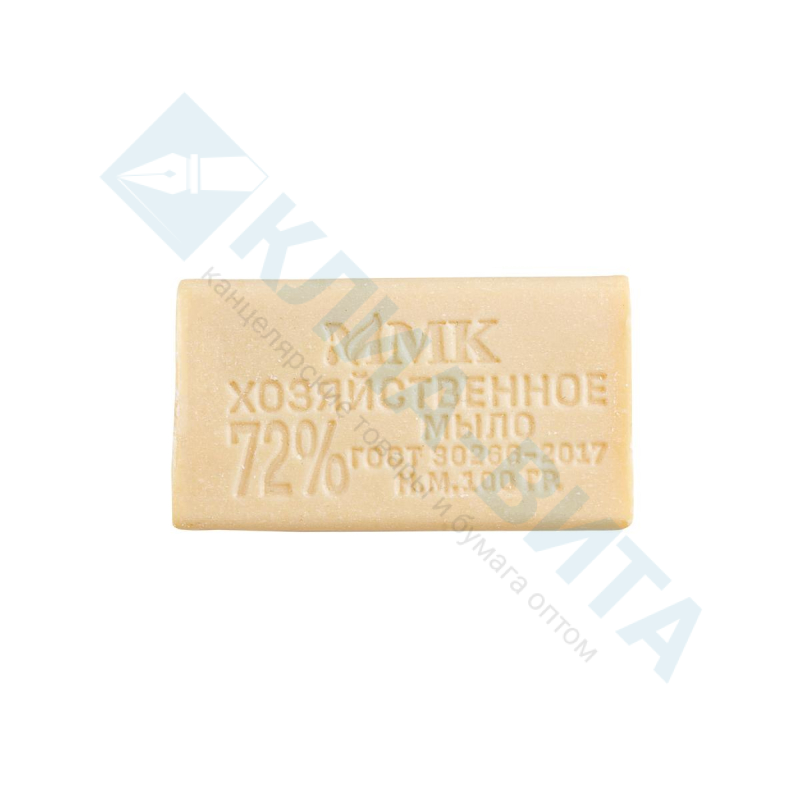 Мыло хозяйственное 72% без обертки 100 гр. МКХ0421, 1648307