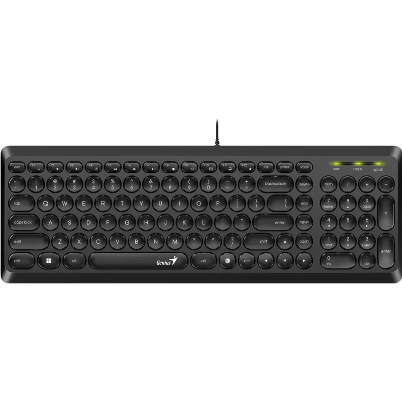 Клавиатура проводная Genius SlimStar Q200, 1666688