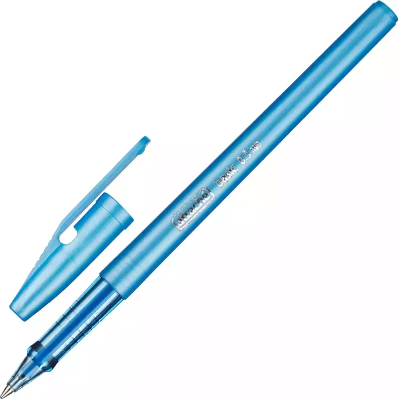 Ручка шариковая Attache Basic 0,5мм маслян.синий Россия,168706