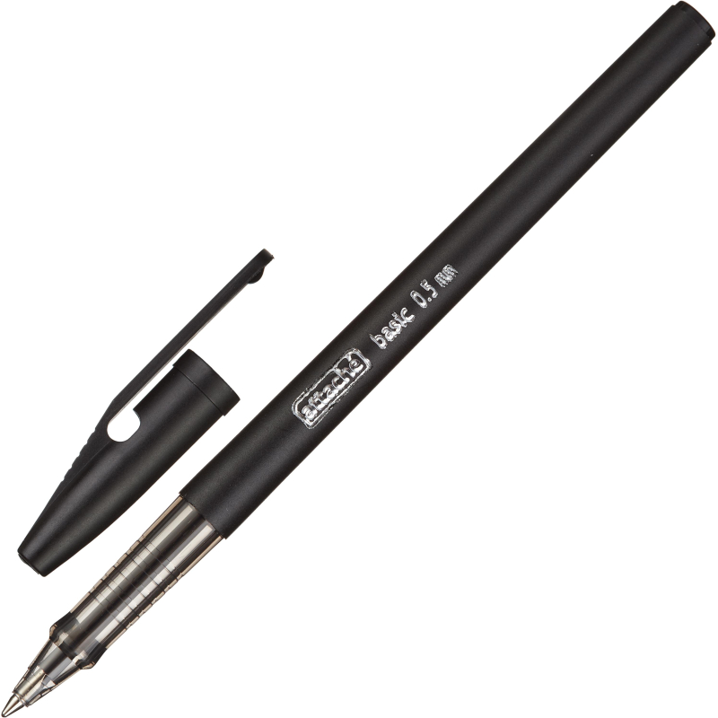 Ручка шариковая Attache Basic 0,5мм маслян.черный Россия, 168707