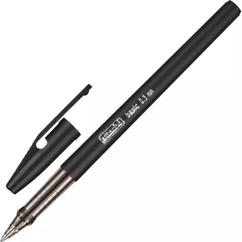 Ручка шариковая Attache Basic 0,5мм маслян.черный Россия, 168707