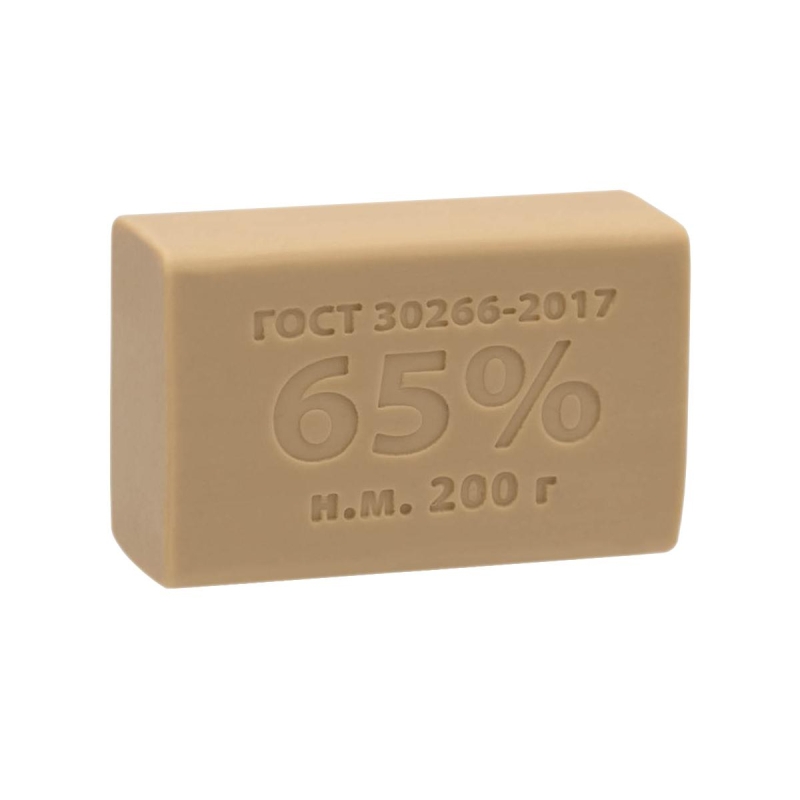 Мыло хозяйственное 200 г 65% без обертки, 1694792