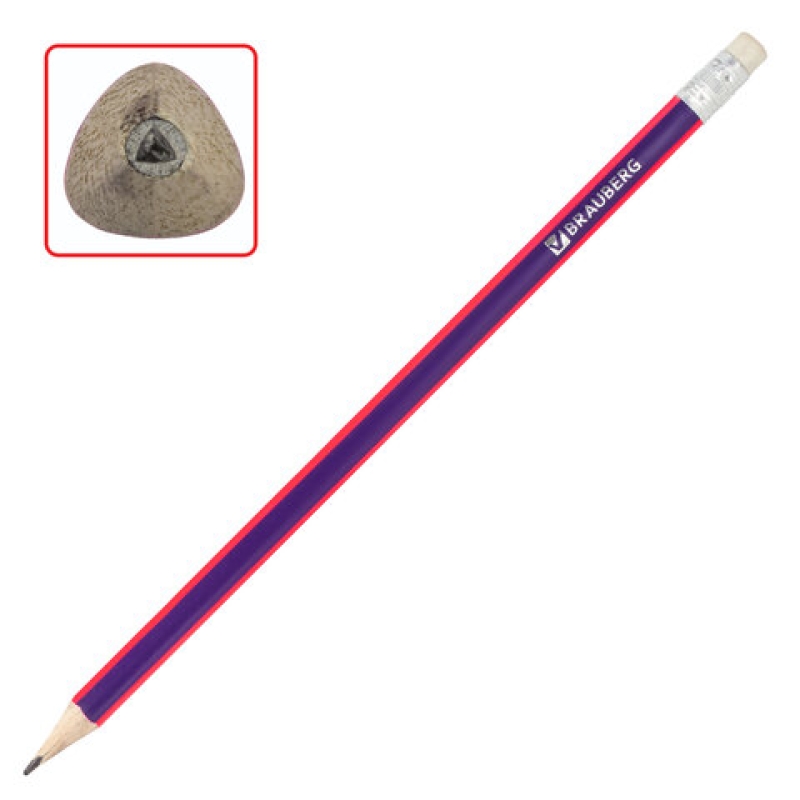 Карандаш чернографитный BRAUBERG 